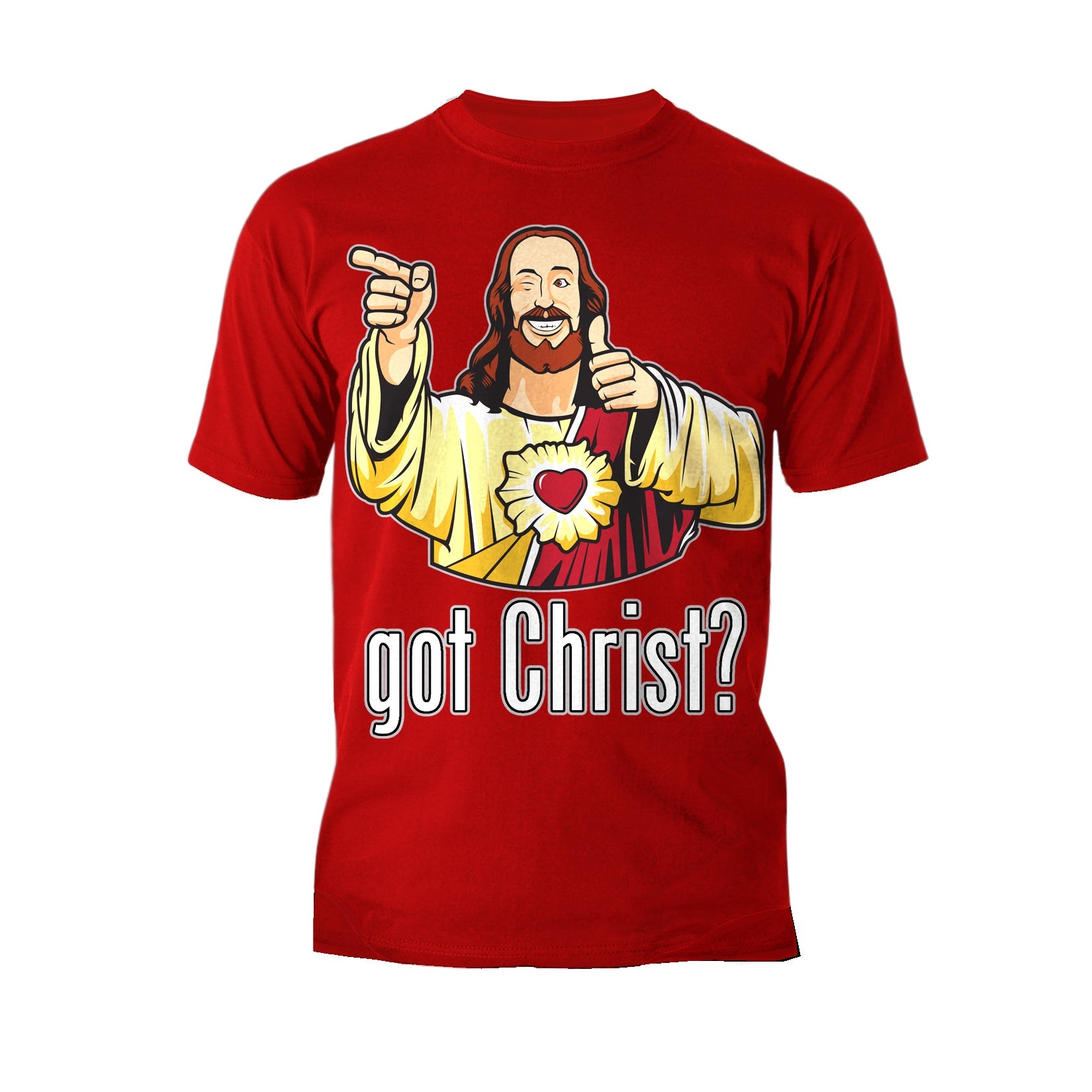 Kevin Smith View Askewniverse Buddy Christ Got Finger Guns Classic Official Men's T-Shirt