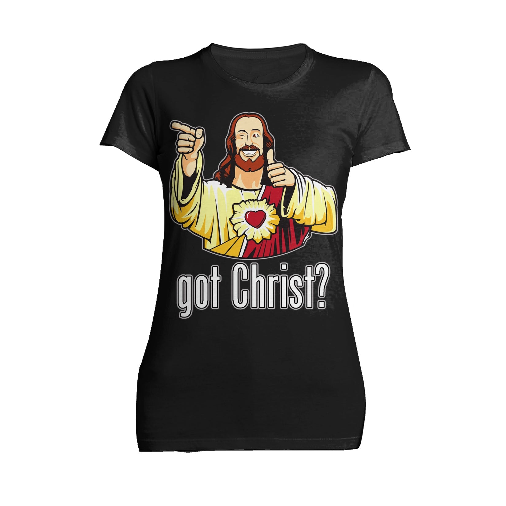 Kevin Smith View Askewniverse Buddy Christ Got Finger Guns Classic Official Women's T-Shirt