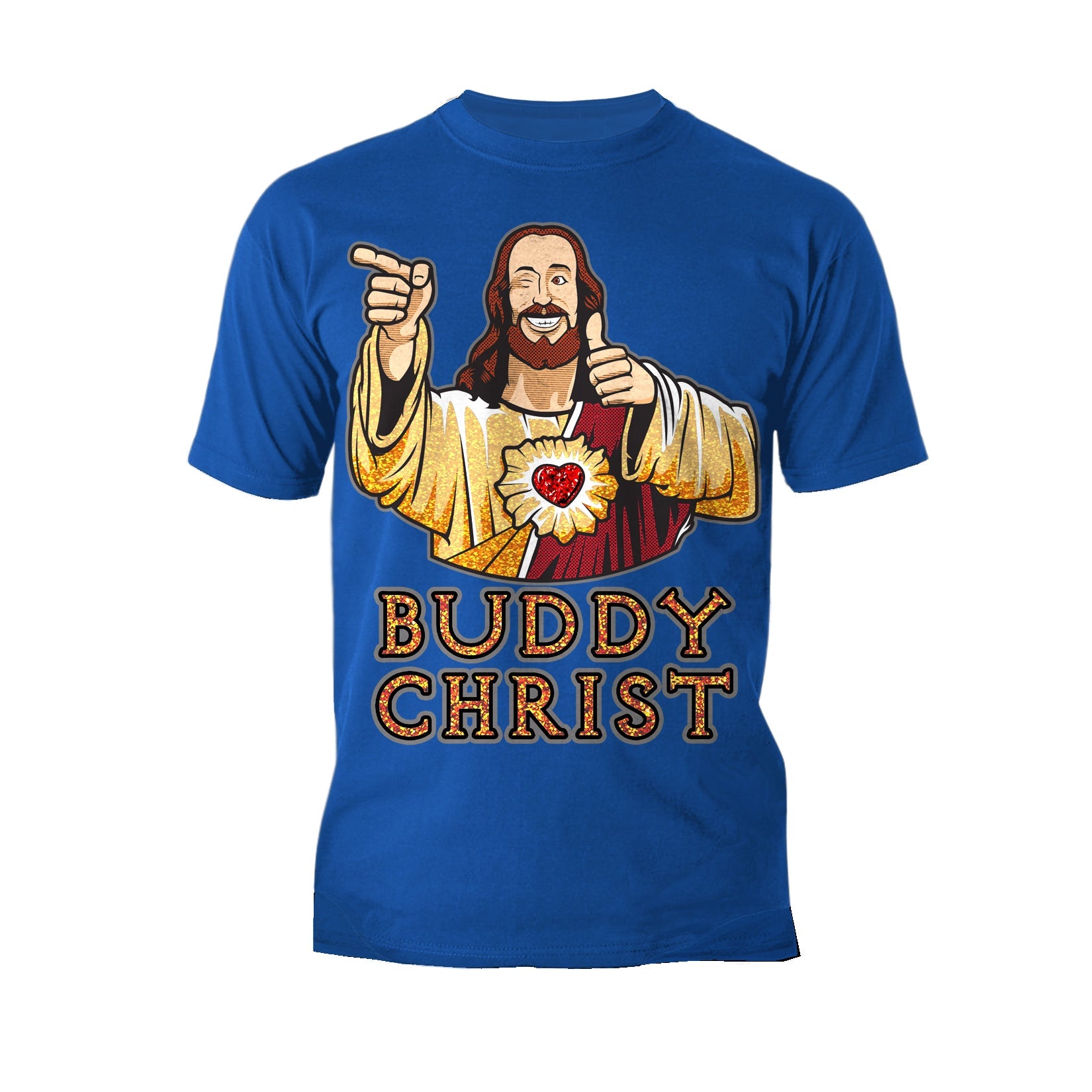 Kevin Smith View Askewniverse Buddy Christ Got Golden Wow Edition Official Men's T-Shirt