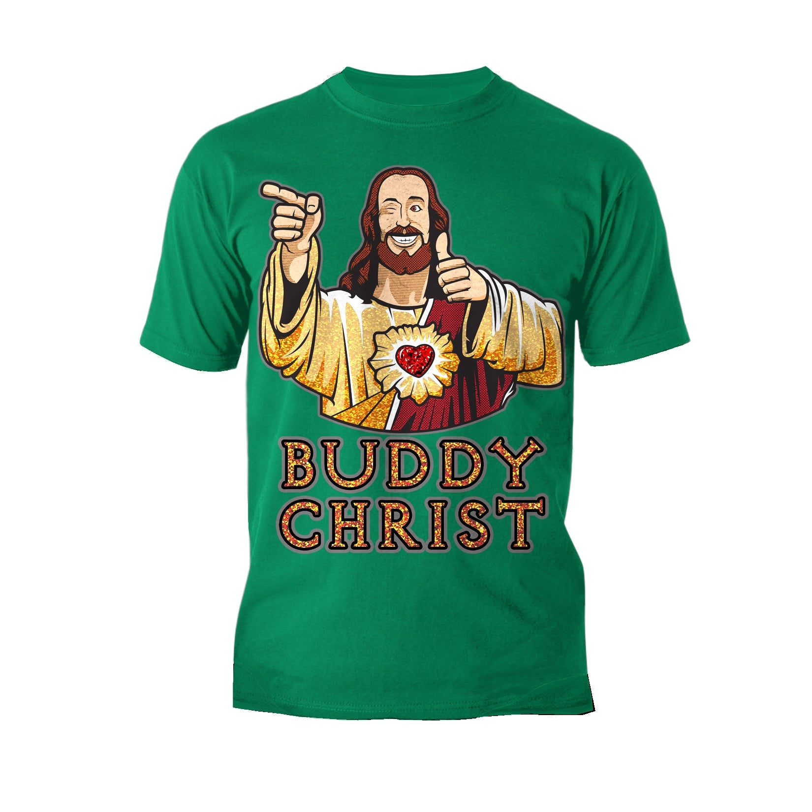 Kevin Smith View Askewniverse Buddy Christ Got Golden Wow Edition Official Men's T-Shirt