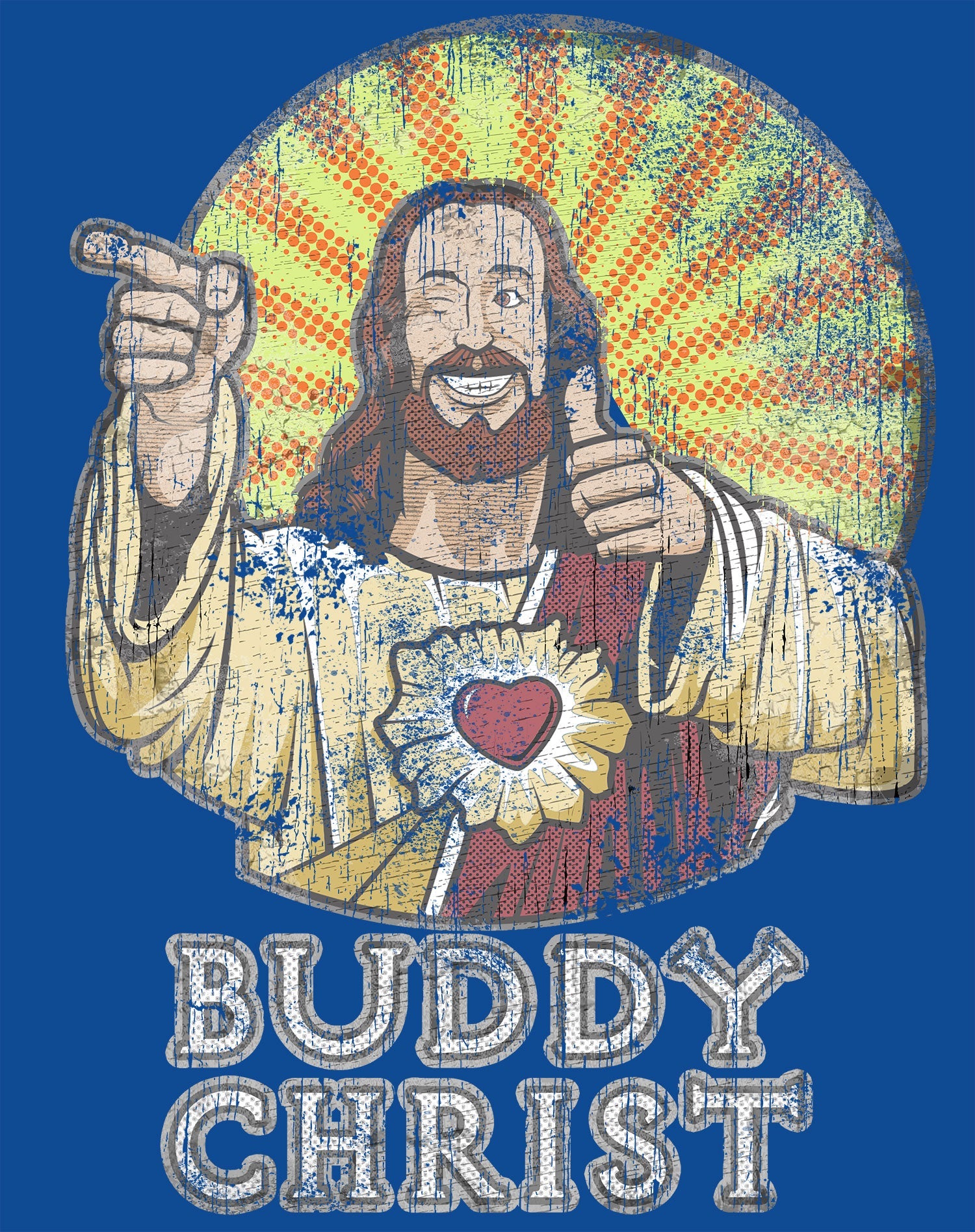 Kevin Smith View Askewniverse Buddy Christ Got Summer Vintage Variant Official Men's T-Shirt