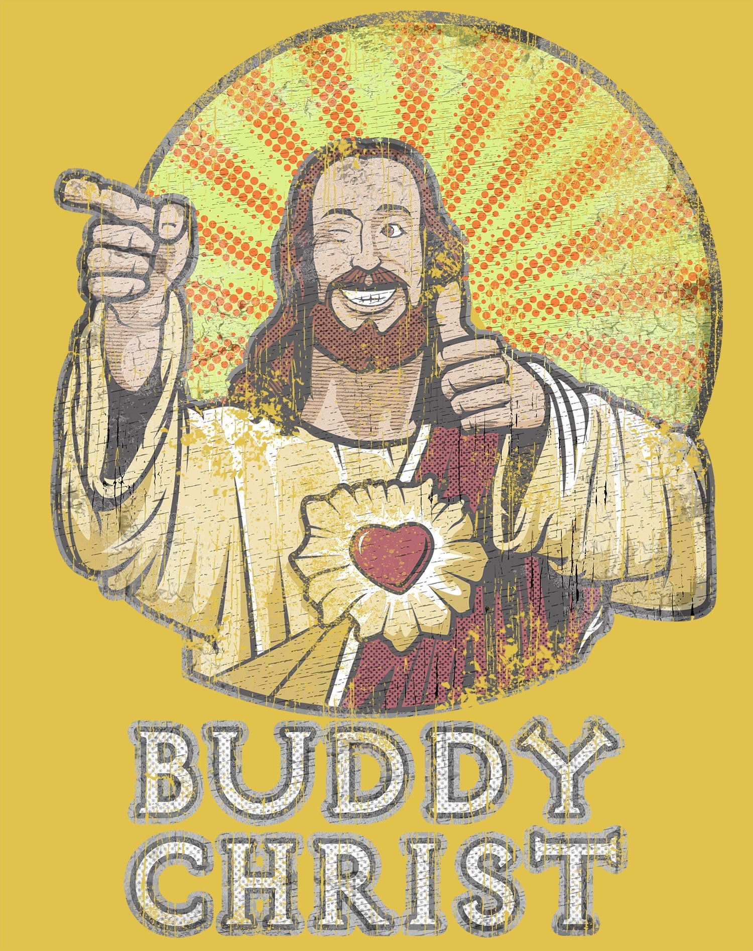 Kevin Smith View Askewniverse Buddy Christ Got Summer Vintage Variant Official Men's T-Shirt