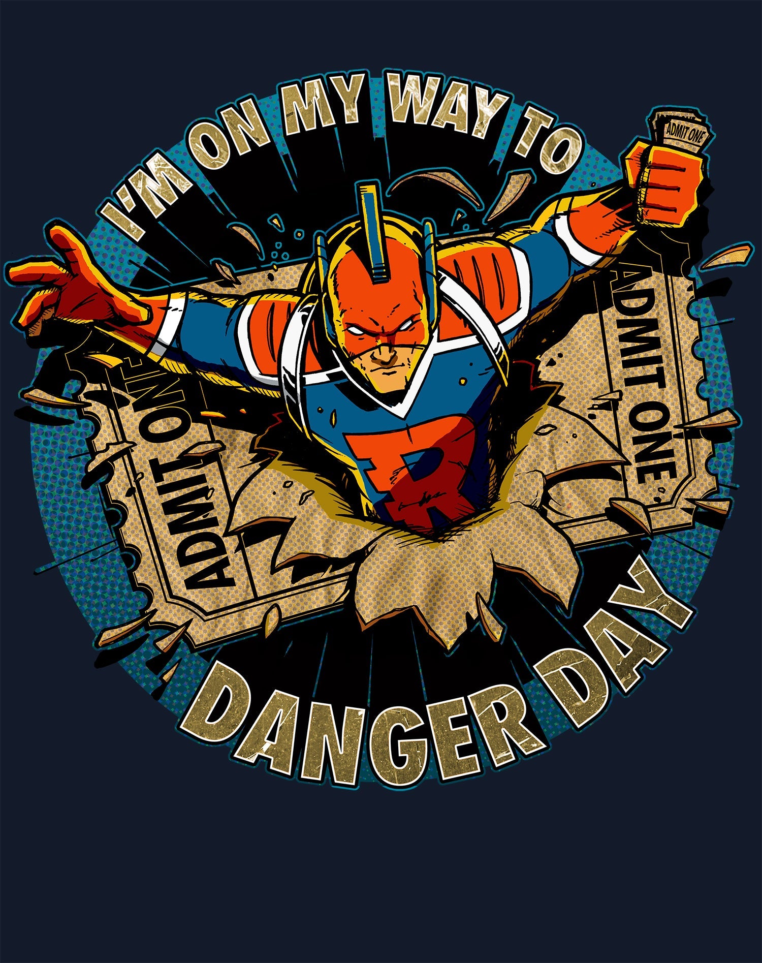Kevin Smith View Askewniverse Danger Days Logo LDN Edition Official Men's T-Shirt
