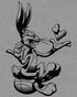 Looney Tunes Bugs Bunny Line Ball Heart Official Sweatshirt