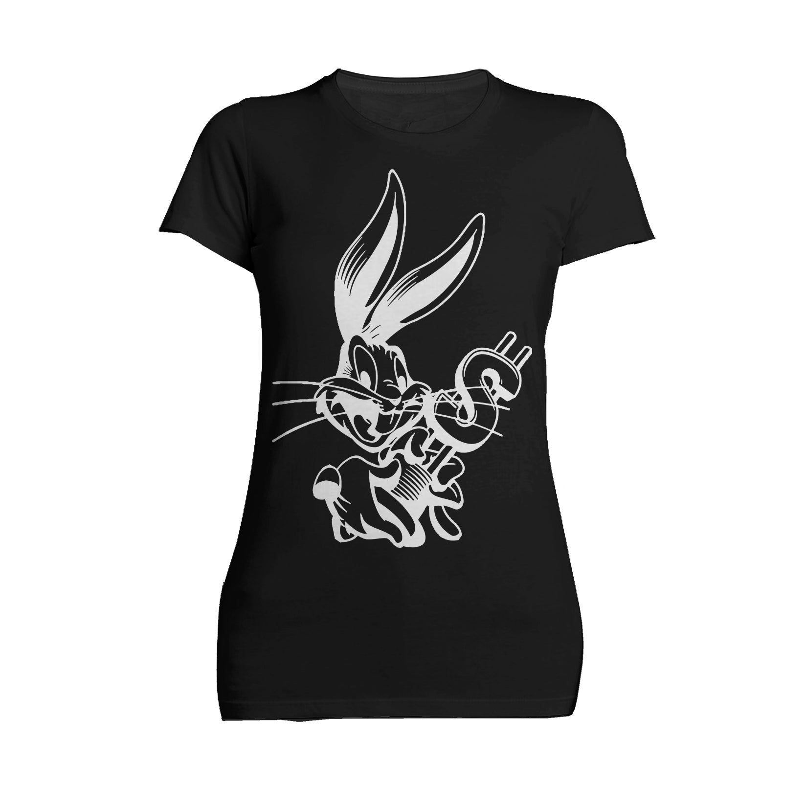 Looney Tunes Bugs Bunny Line Dollar Women's T-shirt