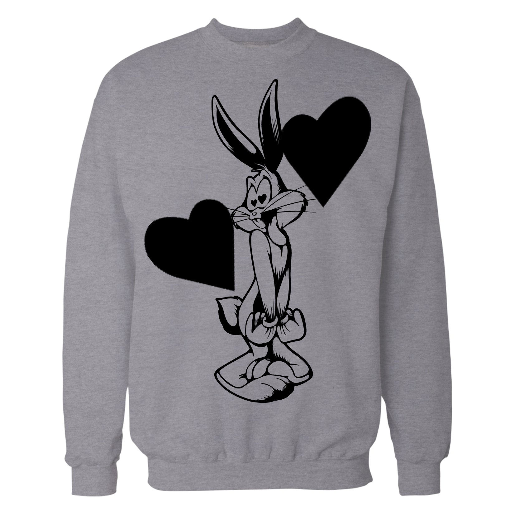 Looney Tunes Bugs Bunny Line Hearts Official Sweatshirt