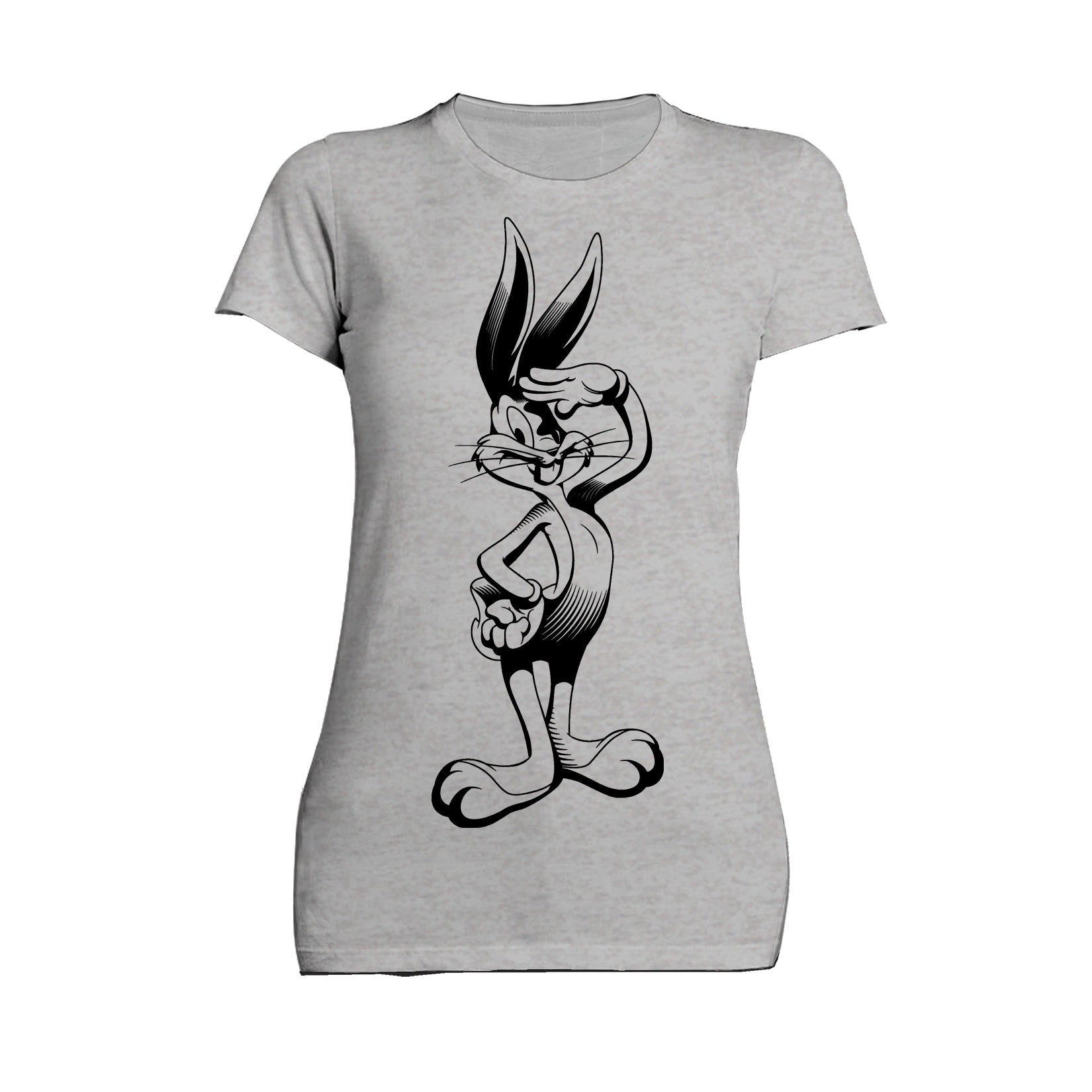 Looney Tunes Bugs Bunny Line Salute Women's T-shirt