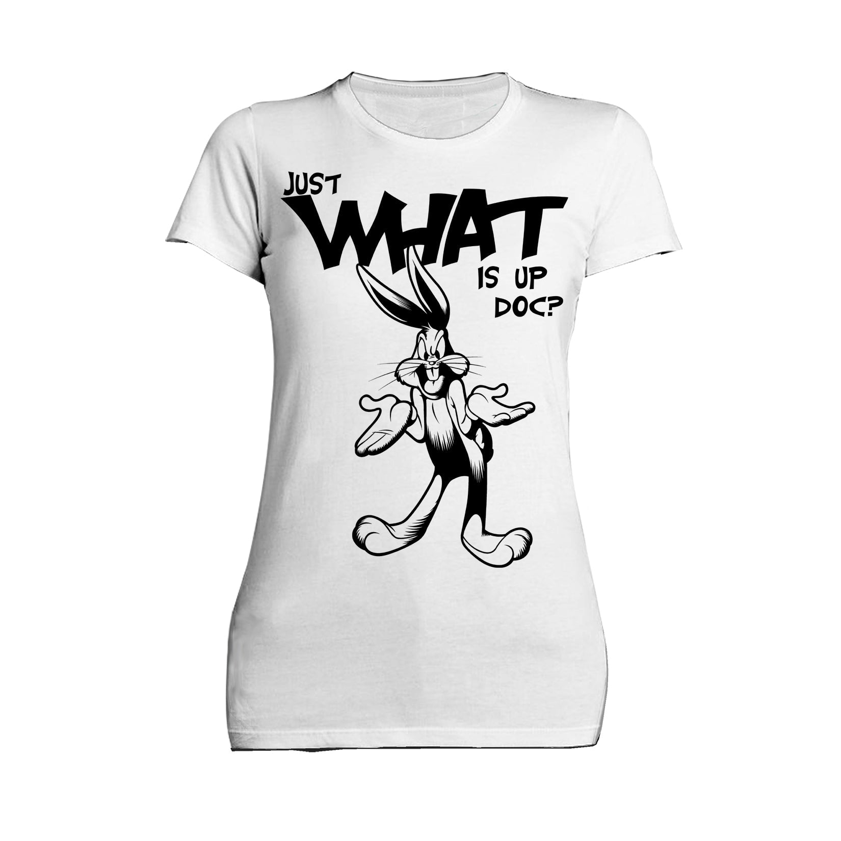 Looney Tunes Bugs Bunny Line Whats Up Doc Women's T-shirt