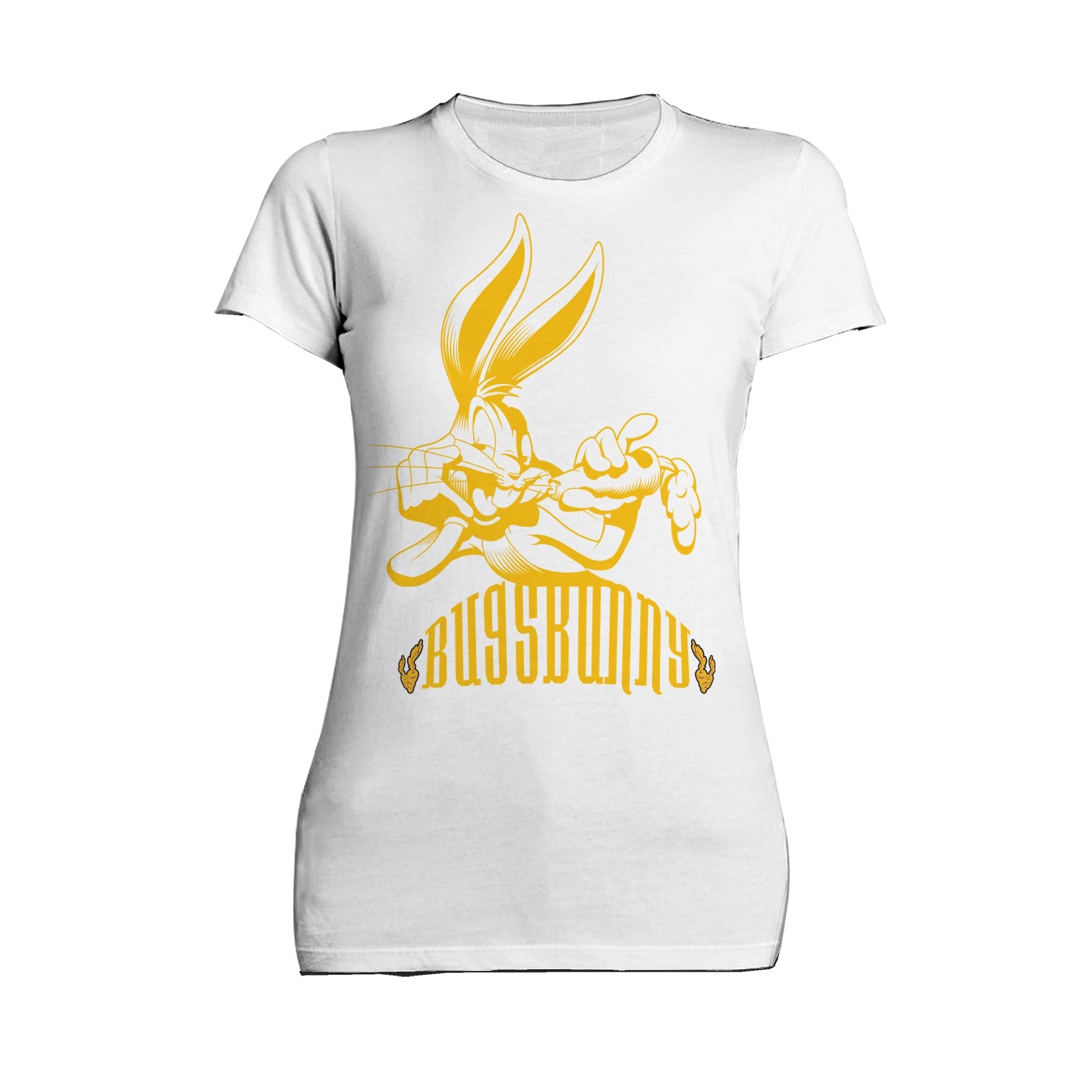 Looney Tunes Bugs Bunny Logo Carrot Smile Women's T-shirt