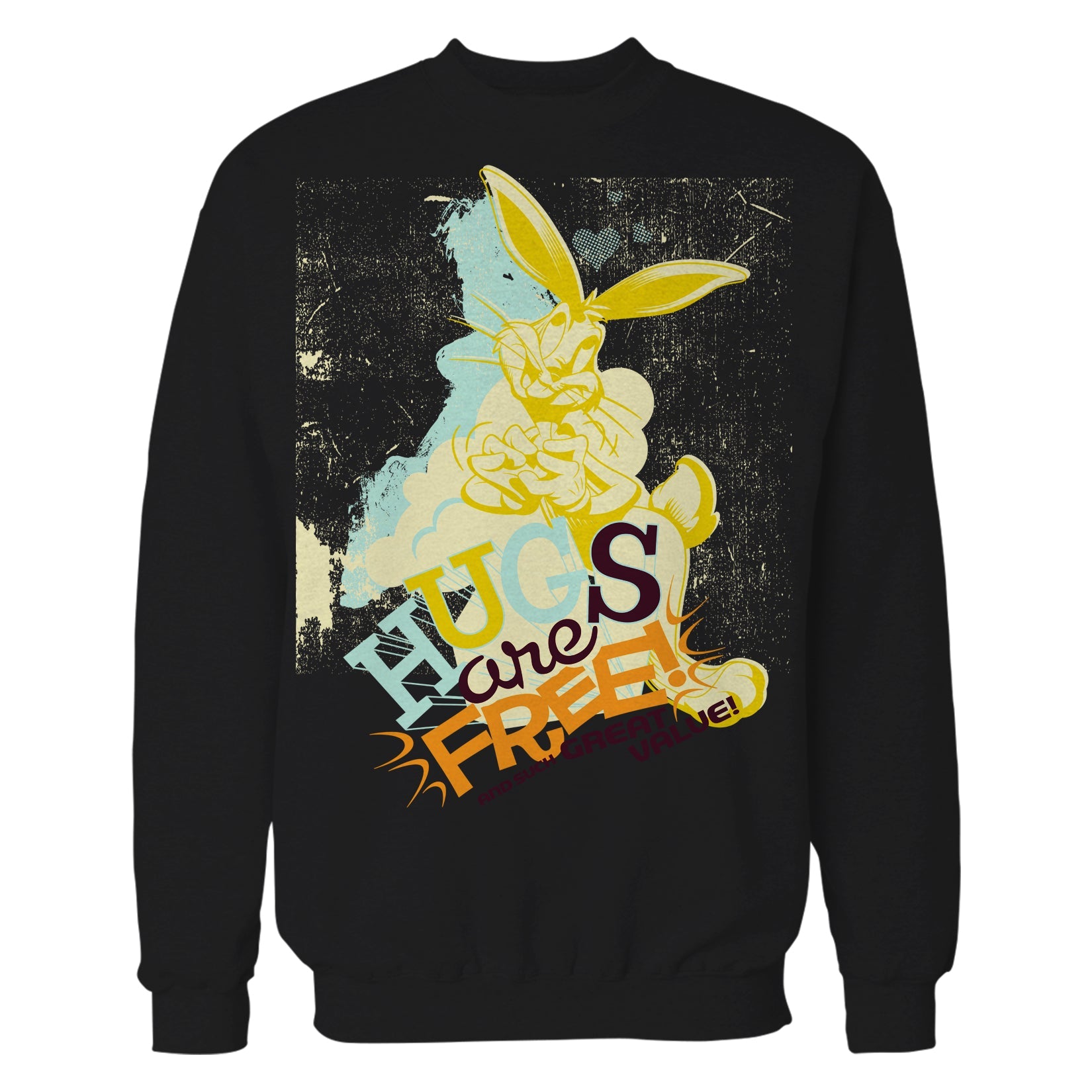 Looney Tunes Bugs Bunny Retro Hugs Free Official Sweatshirt