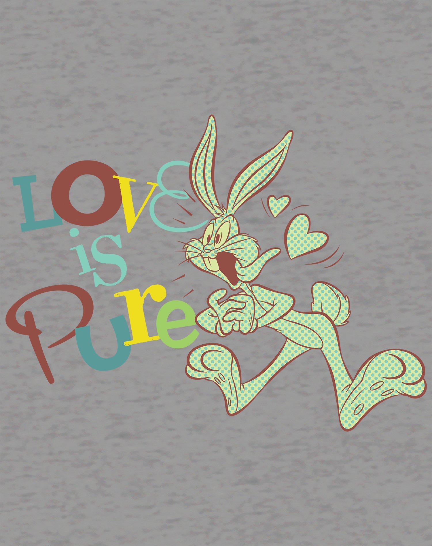 Looney Tunes Bugs Bunny Retro Love Pure Women's T-shirt