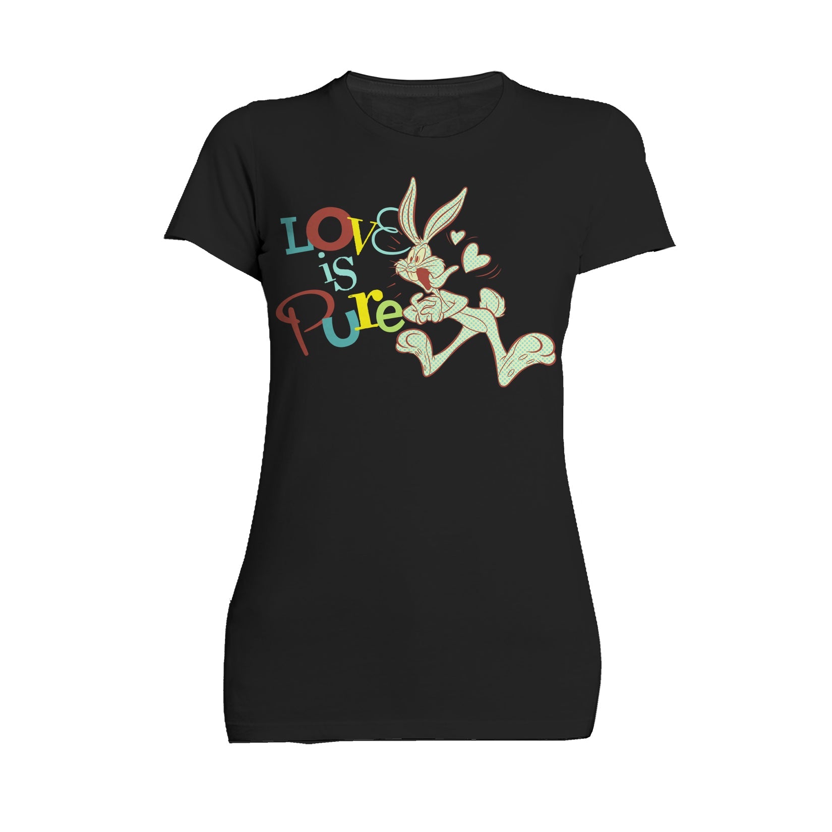 Looney Tunes Bugs Bunny Retro Love Pure Women's T-shirt