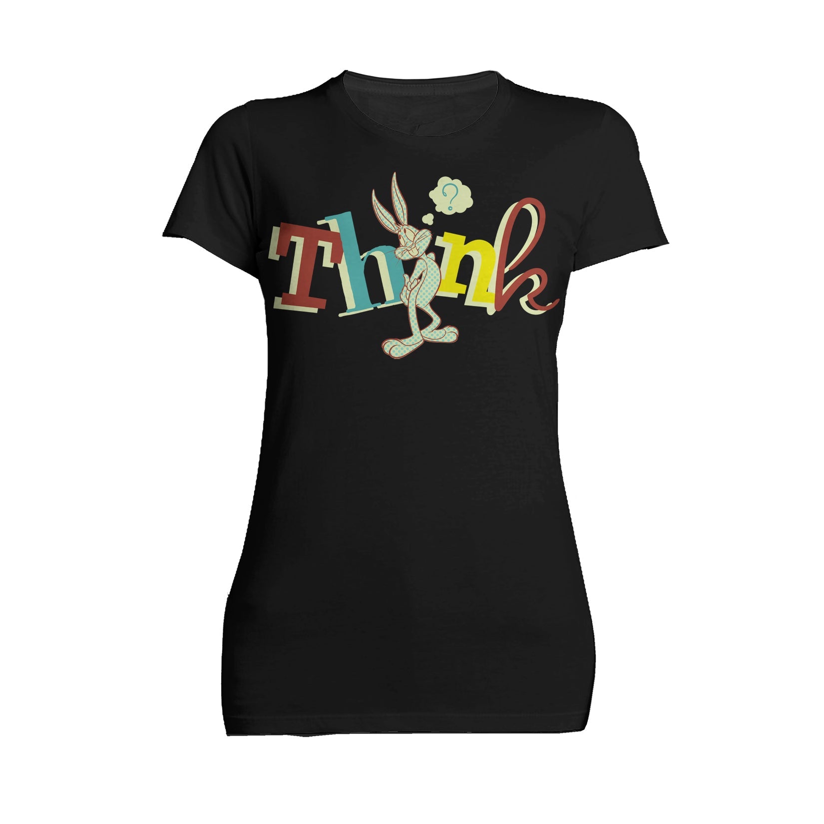 Looney Tunes Bugs Bunny Retro Think Women's T-shirt