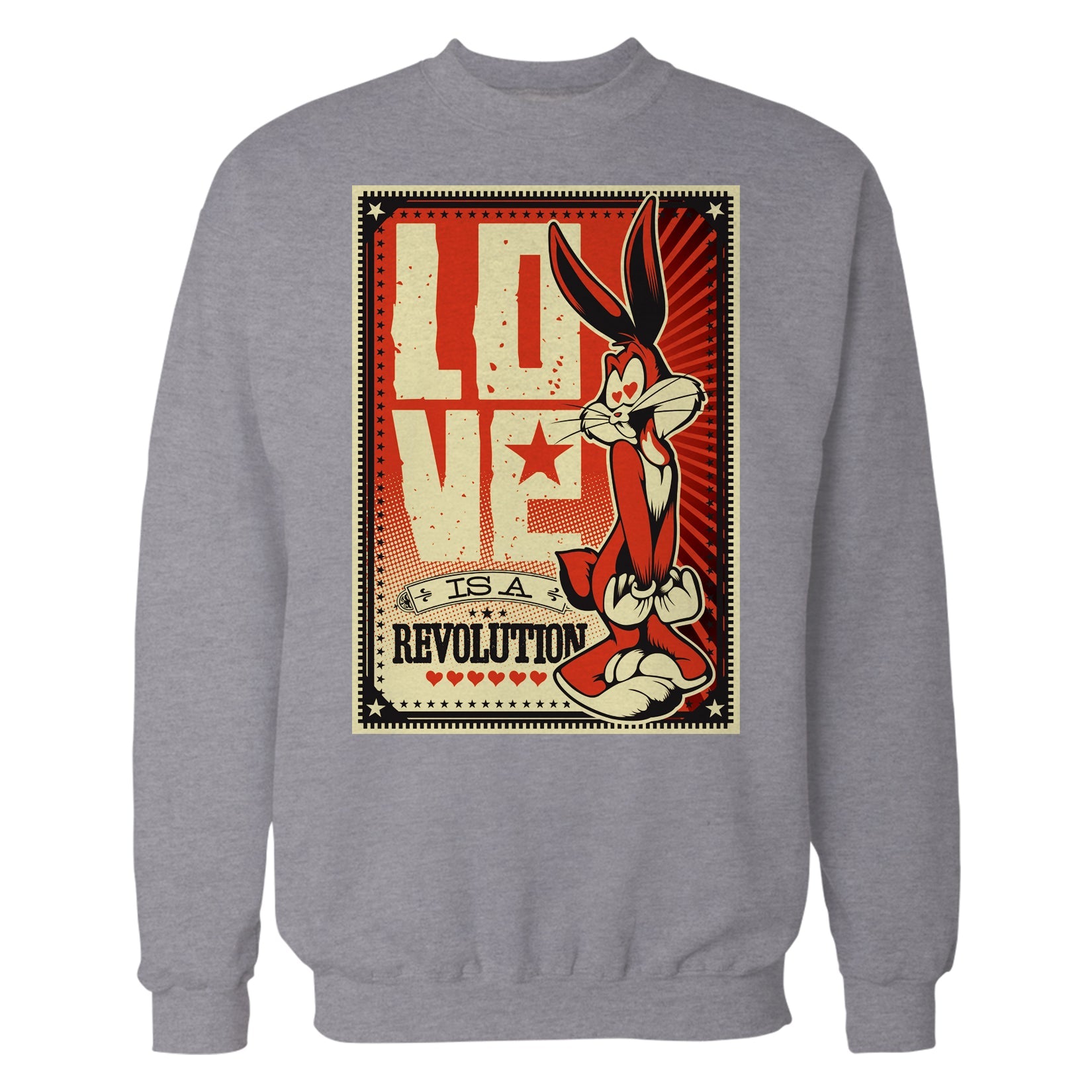 Looney Tunes Bugs Bunny Splash Love Revolution Official Sweatshirt