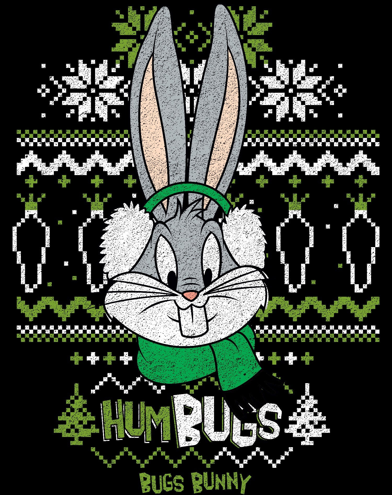 Looney Tunes Bugs Bunny Xmas HumBugs Official Kid's T-Shirt