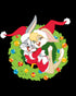 Looney Tunes Bugs Lola Bunny Xmas Santa Official Youth T-Shirt