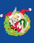 Looney Tunes Bugs Lola Bunny Xmas Santa Official Youth T-Shirt