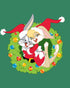 Looney Tunes Bugs Lola Bunny Xmas Santa Official Women's T-Shirt