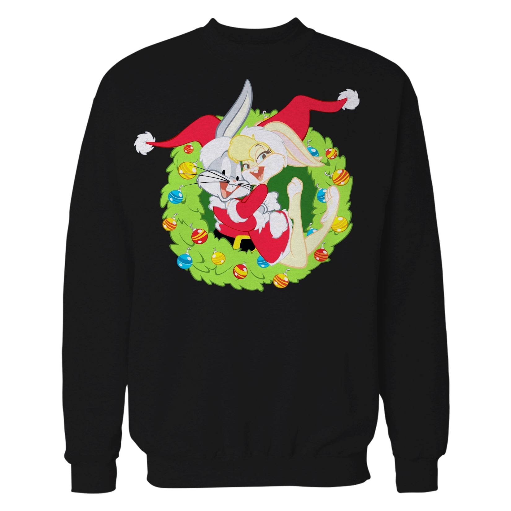 Looney Tunes Bugs Lola Bunny Xmas Santa Official Sweatshirt