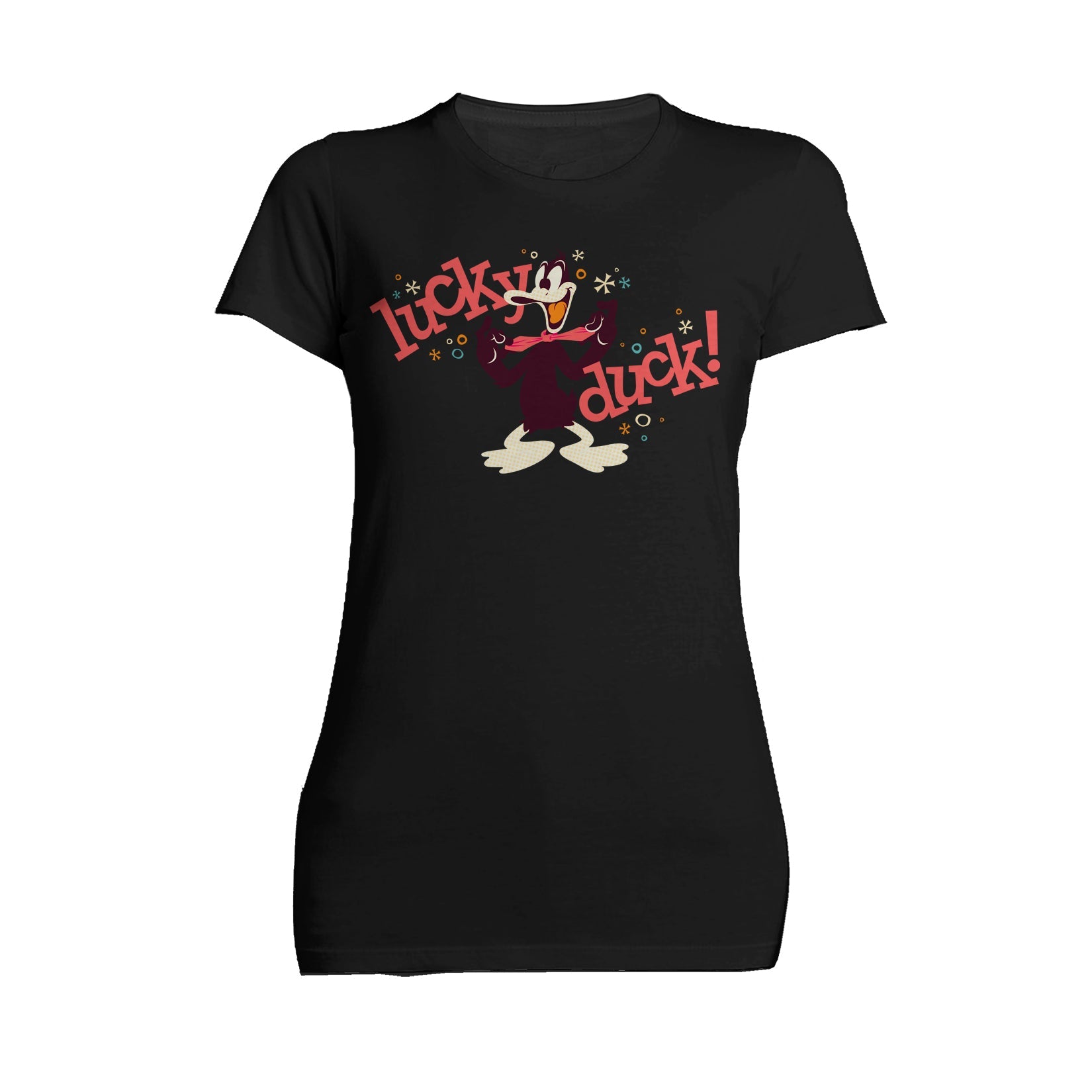 Looney Tunes Daffy Duck Retro Lucky Women's T-shirt