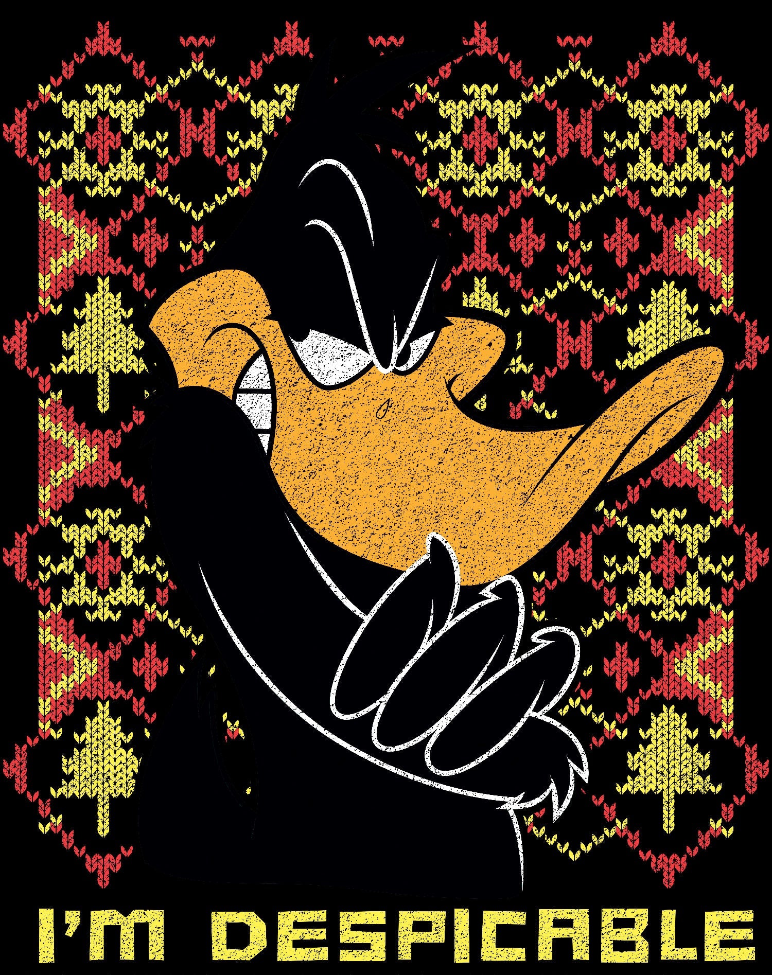Looney Tunes Daffy Duck Xmas Despicable Official Kid's T-Shirt