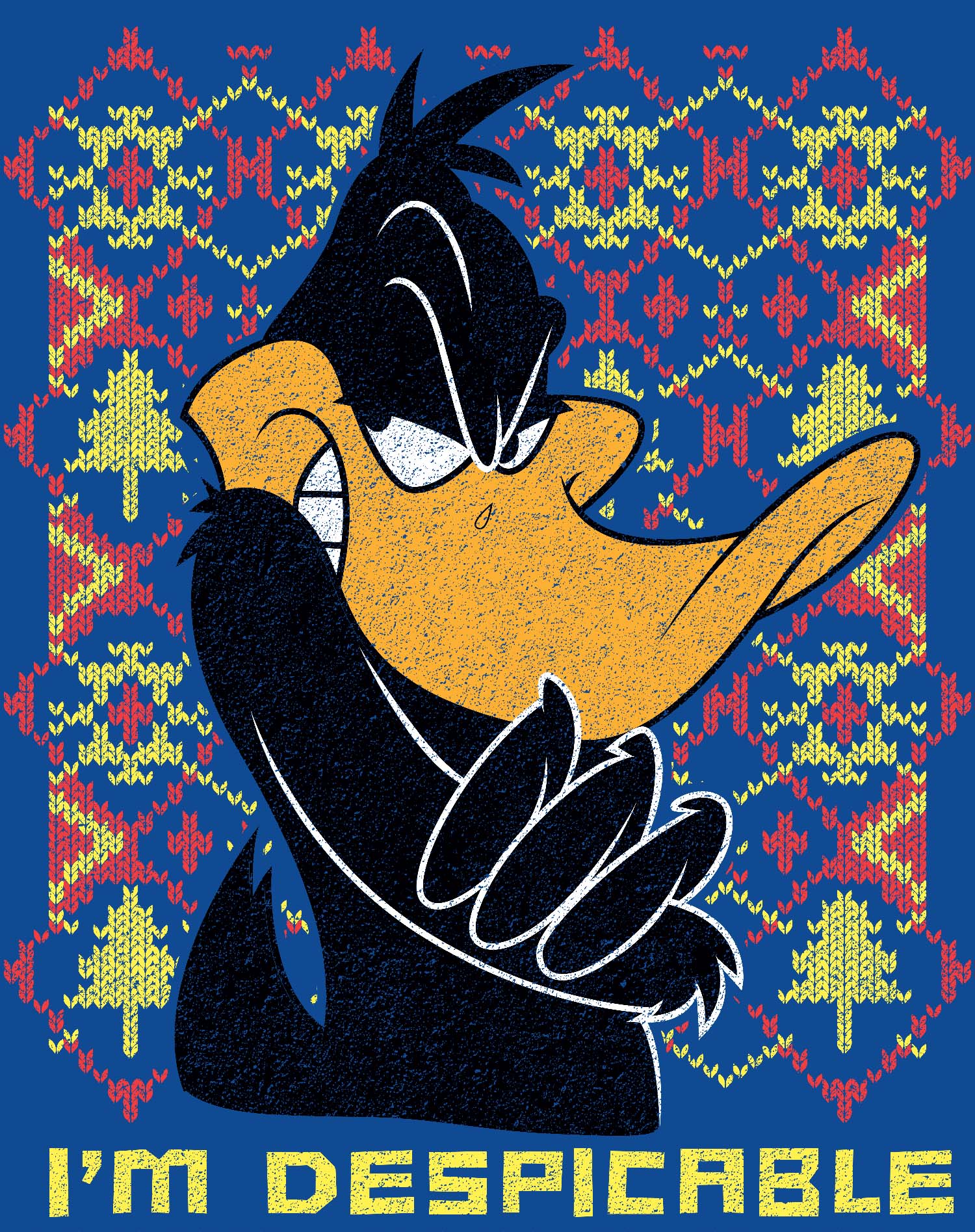 Looney Tunes Daffy Duck Xmas Despicable Official Kid's T-Shirt