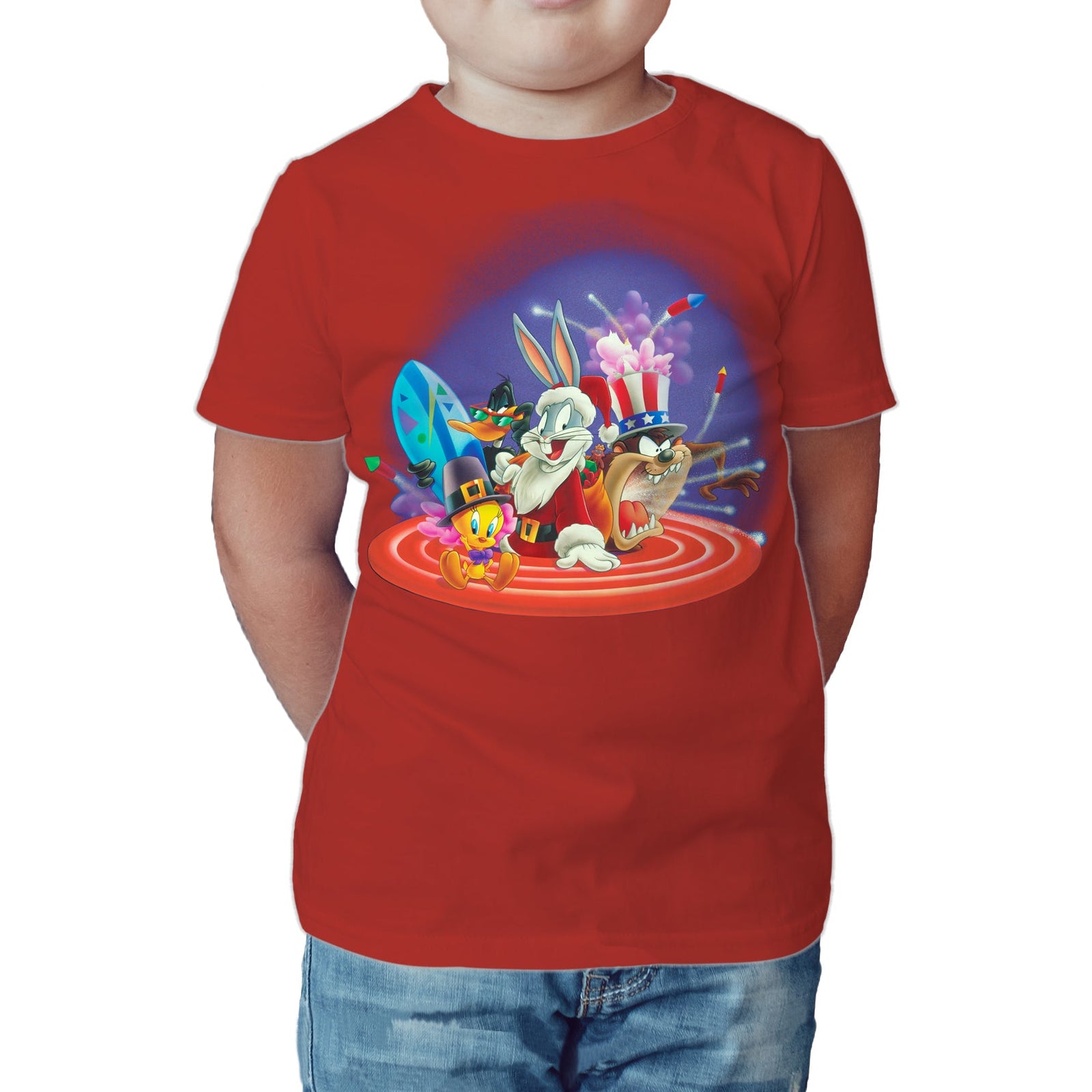 Looney Tunes Looney Tunes American Holiday Official Kid's T-Shirt