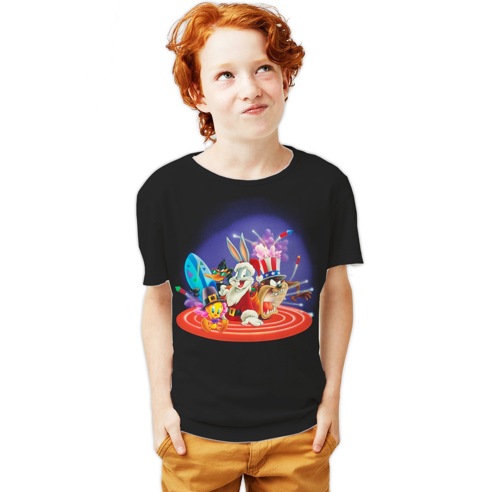 Looney Tunes Looney Tunes American Holiday Official Youth T-Shirt