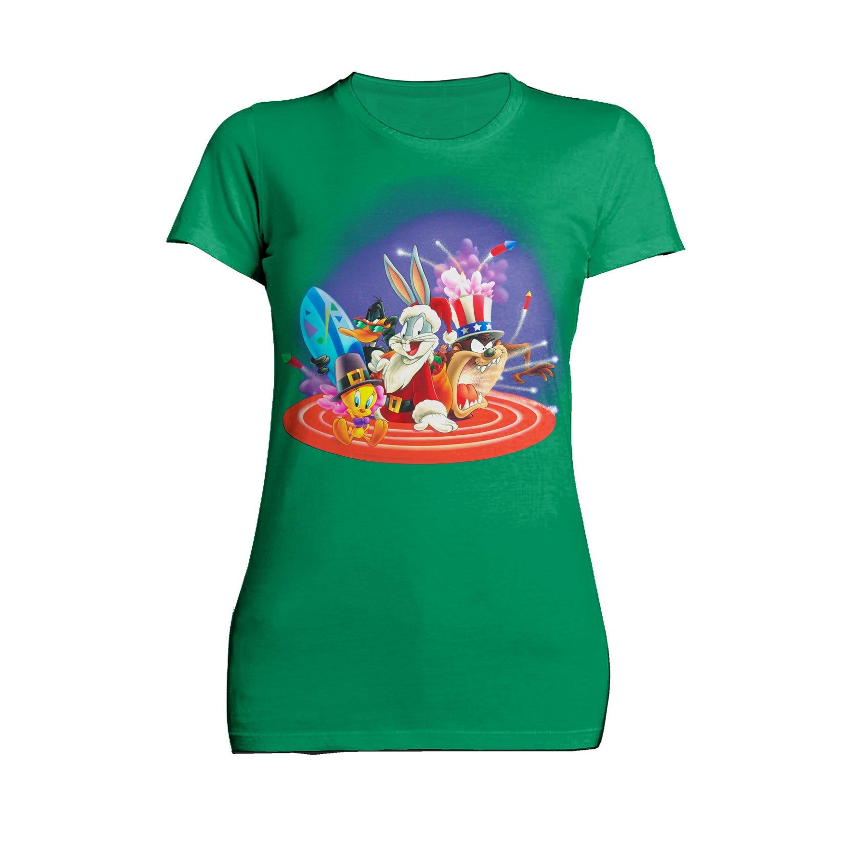 Looney Tunes Looney Tunes American Holiday Official Women's T-Shirt