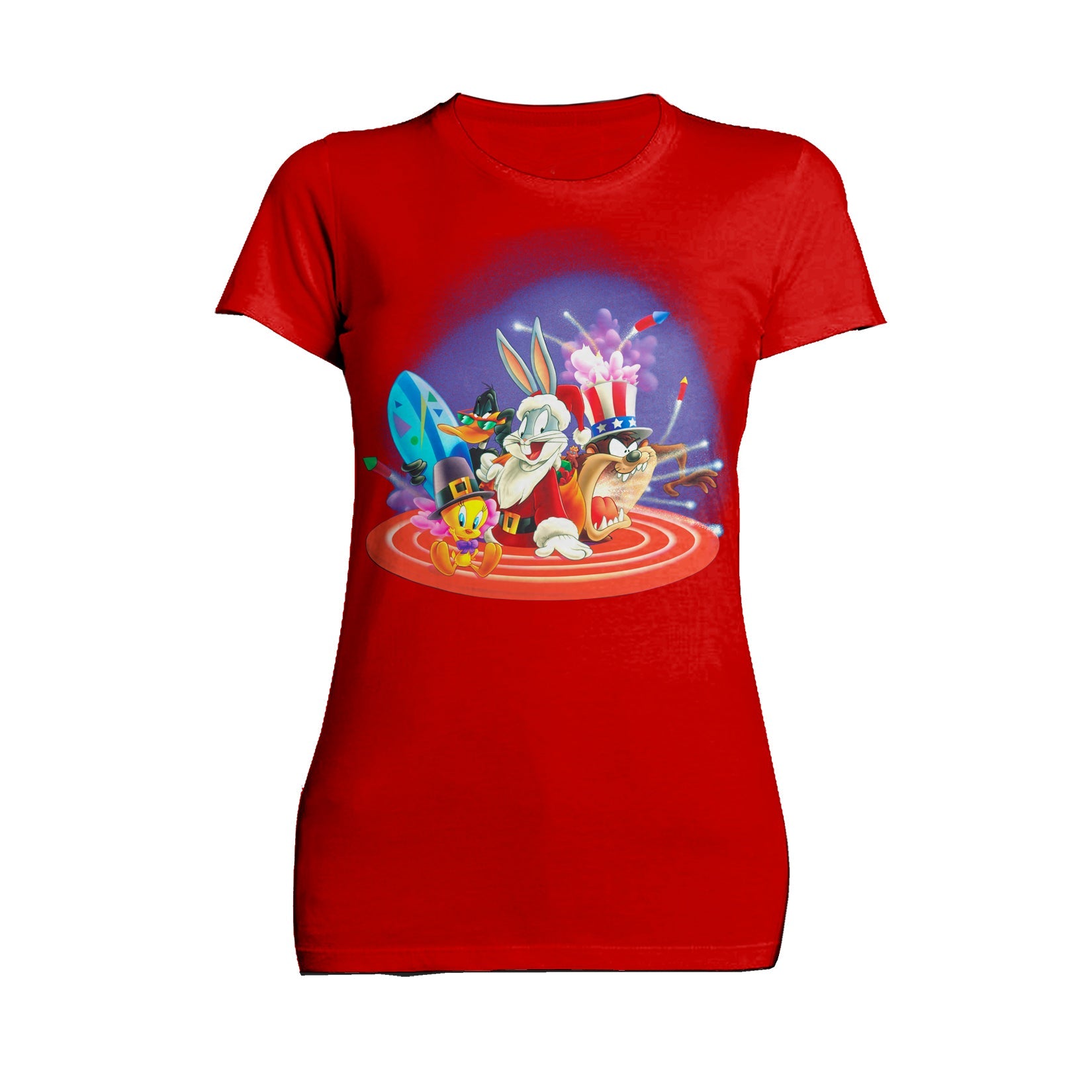 Looney Tunes Looney Tunes American Holiday Official Women's T-Shirt