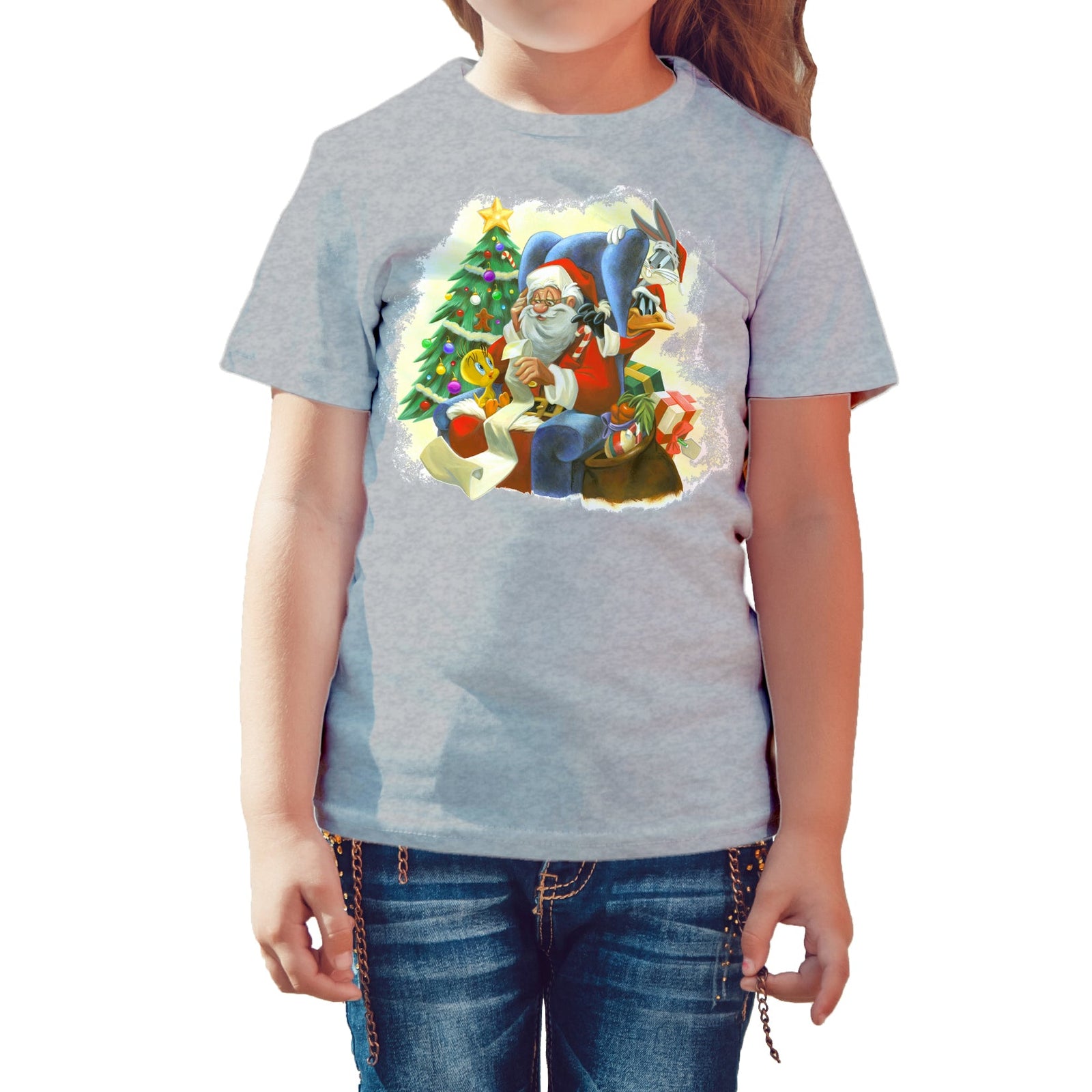 Looney Tunes Looney Tunes Xmas Santa Official Kid's T-Shirt