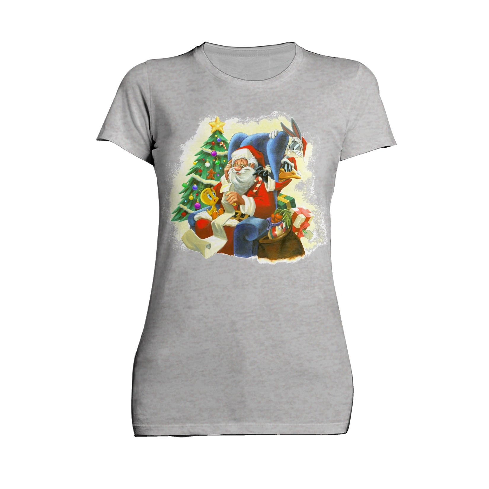 Looney Tunes Looney Tunes Xmas Santa Official Women' T-Shirt