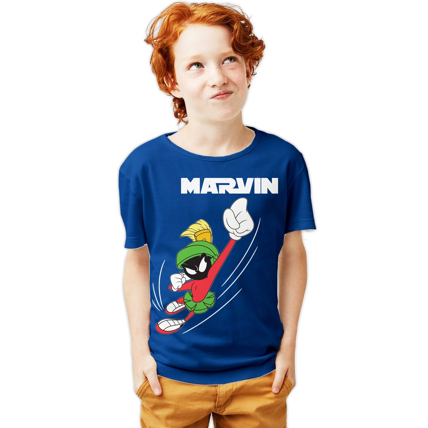 Looney Tunes Marvin Flying Martian Official Youth T-shirt