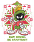 US Looney Tunes Marvin Martian Xmas Eat Official Men's T-Shirt