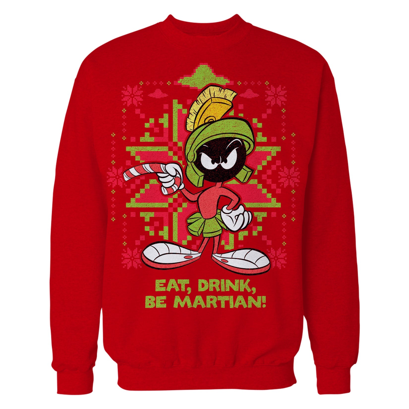 Looney Tunes Marvin Martian Xmas Eat Official Sweatshirt