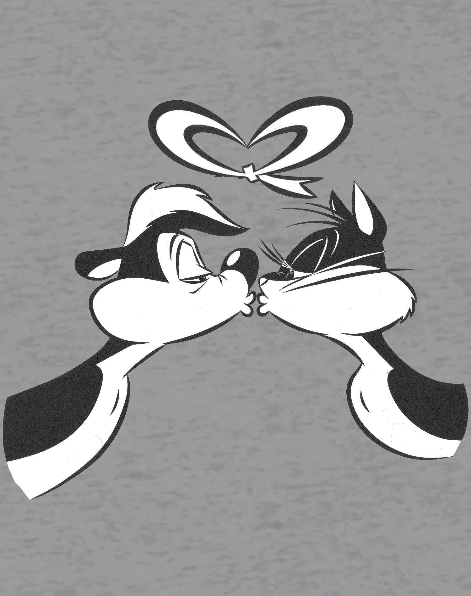 Looney Tunes Pepe Le Pew Valentines Kiss Official Sweatshirt