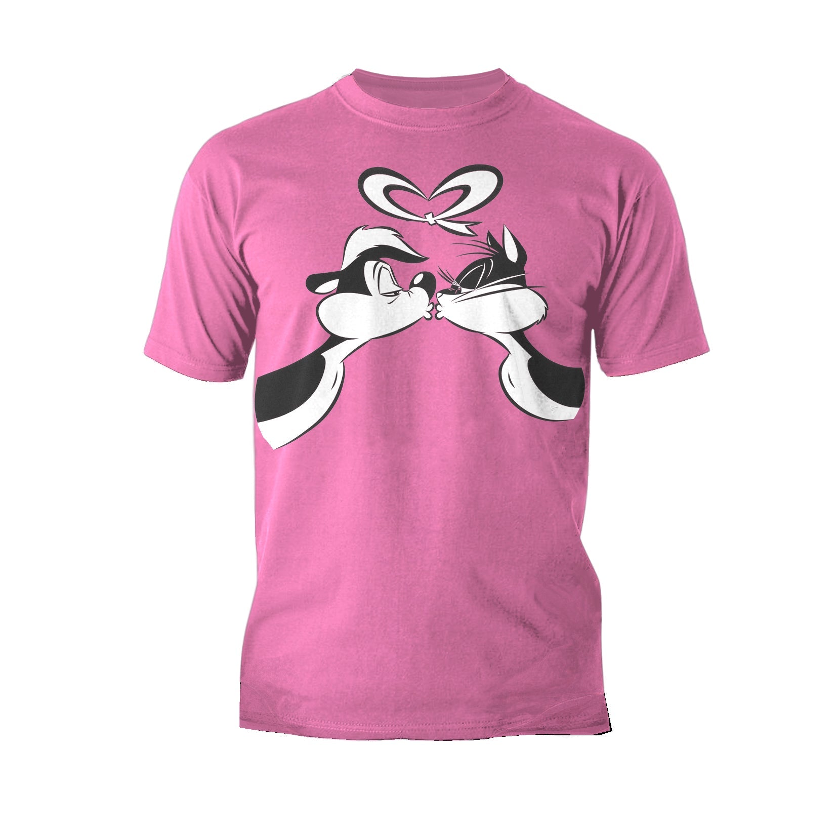 Looney Tunes Pepe Le Pew Valentines Kiss Official Men's T-Shirt