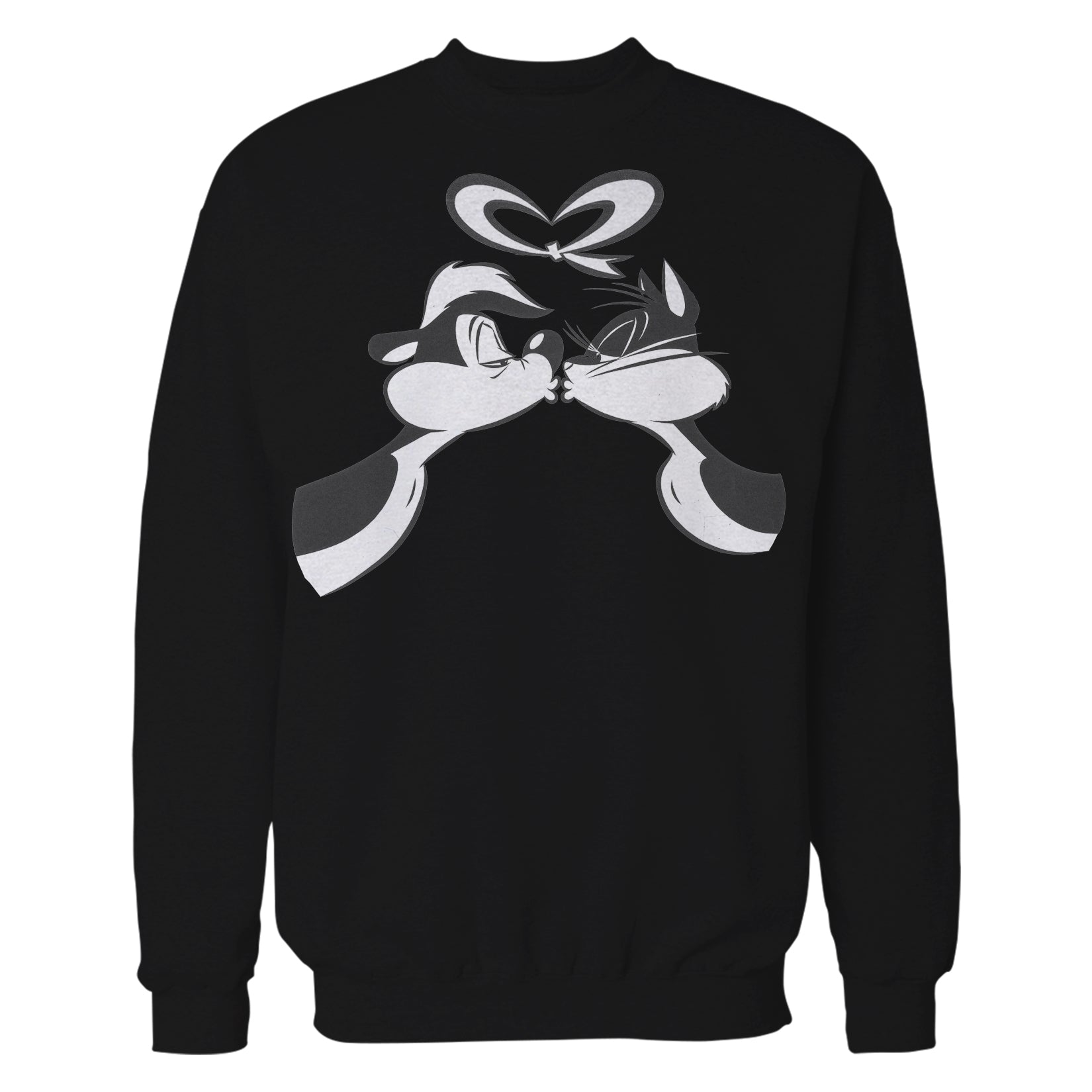 Looney Tunes Pepe Le Pew Valentines Kiss Official Sweatshirt