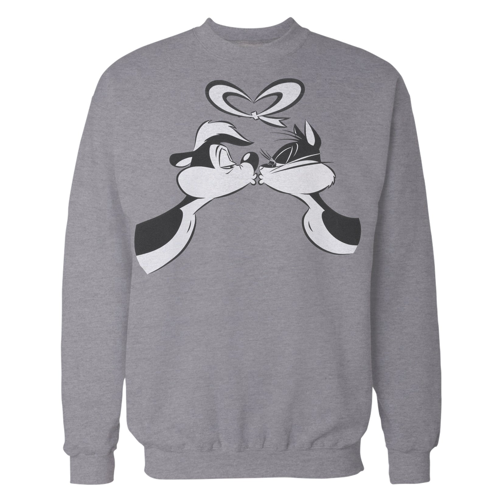 Looney Tunes Pepe Le Pew Valentines Kiss Official Sweatshirt