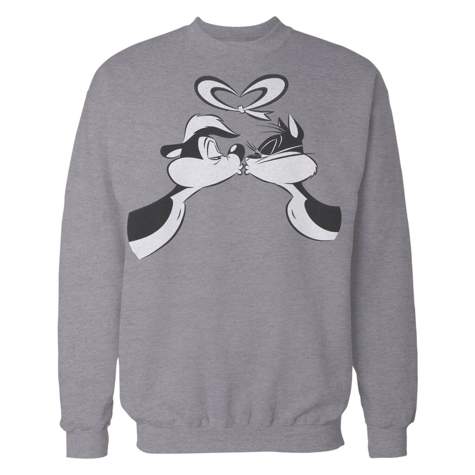 Looney Tunes Pepe Le Pew Valentines Kiss Official Sweatshirt