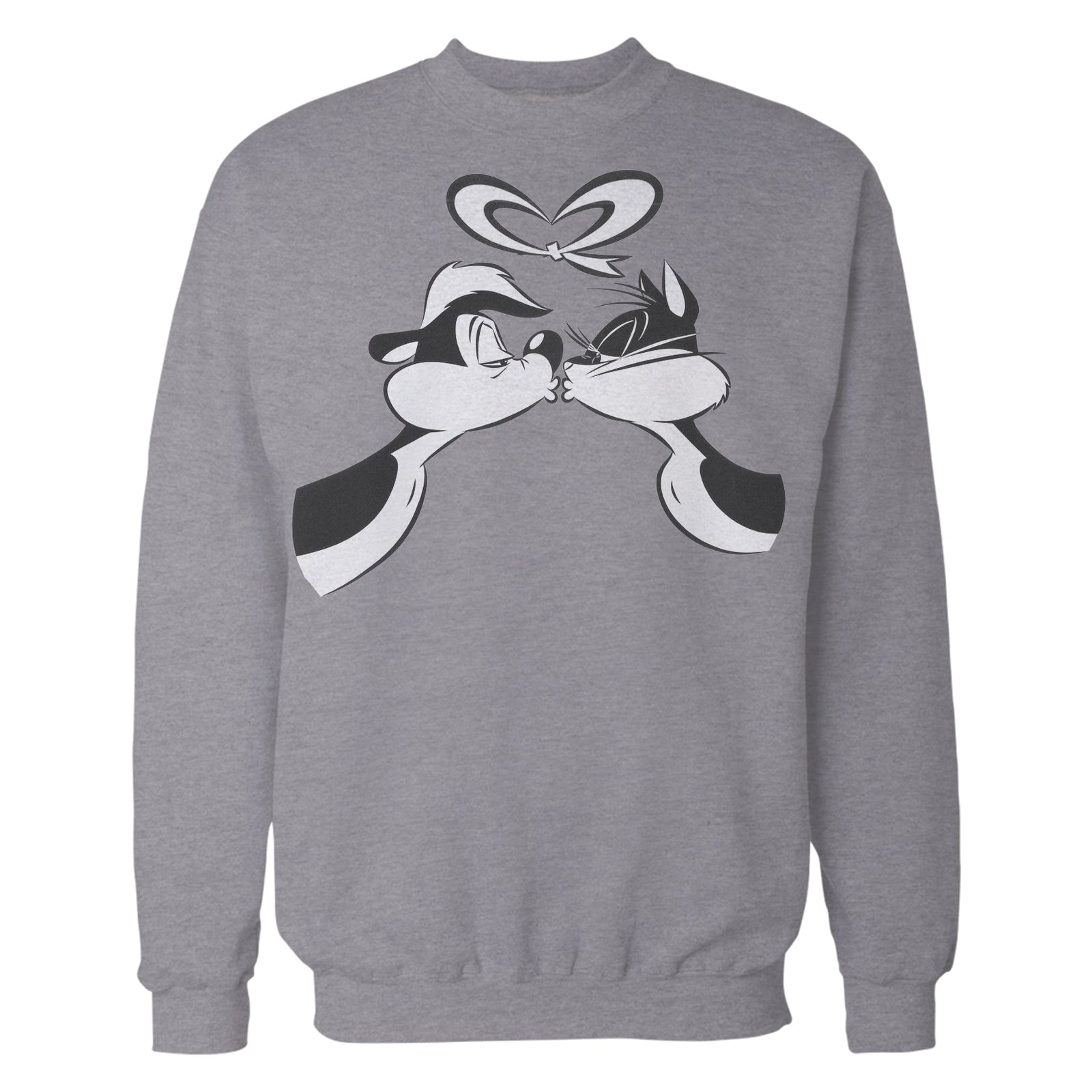 Looney Tunes Pepe Le Pew Valentines Kiss Official Sweatshirt