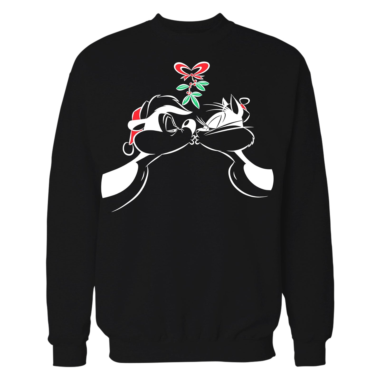 Looney Tunes Pepe Le Pew Xmas Kiss Official Sweatshirt