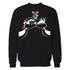 Looney Tunes Pepe Le Pew Xmas Kiss Official Sweatshirt
