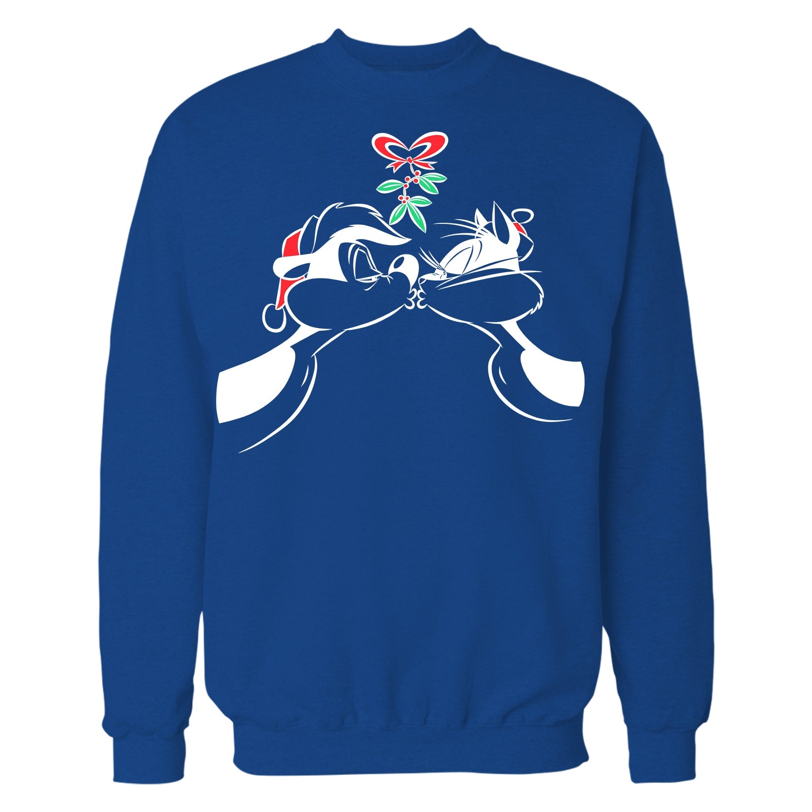 Looney Tunes Pepe Le Pew Xmas Kiss Official Sweatshirt