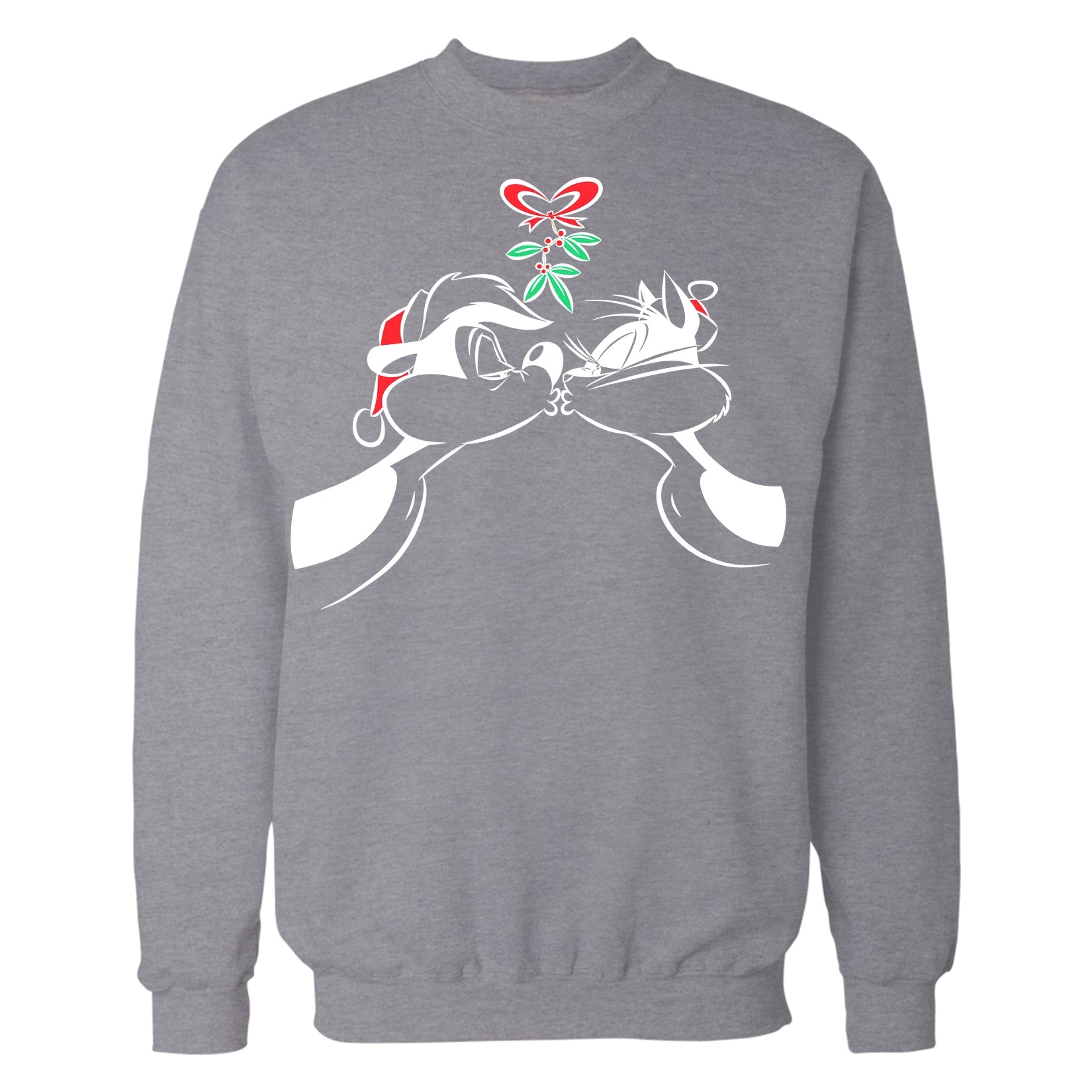 Looney Tunes Pepe Le Pew Xmas Kiss Official Sweatshirt