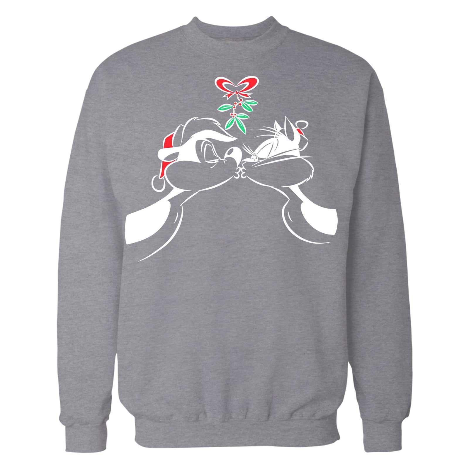 Looney Tunes Pepe Le Pew Xmas Kiss Official Sweatshirt