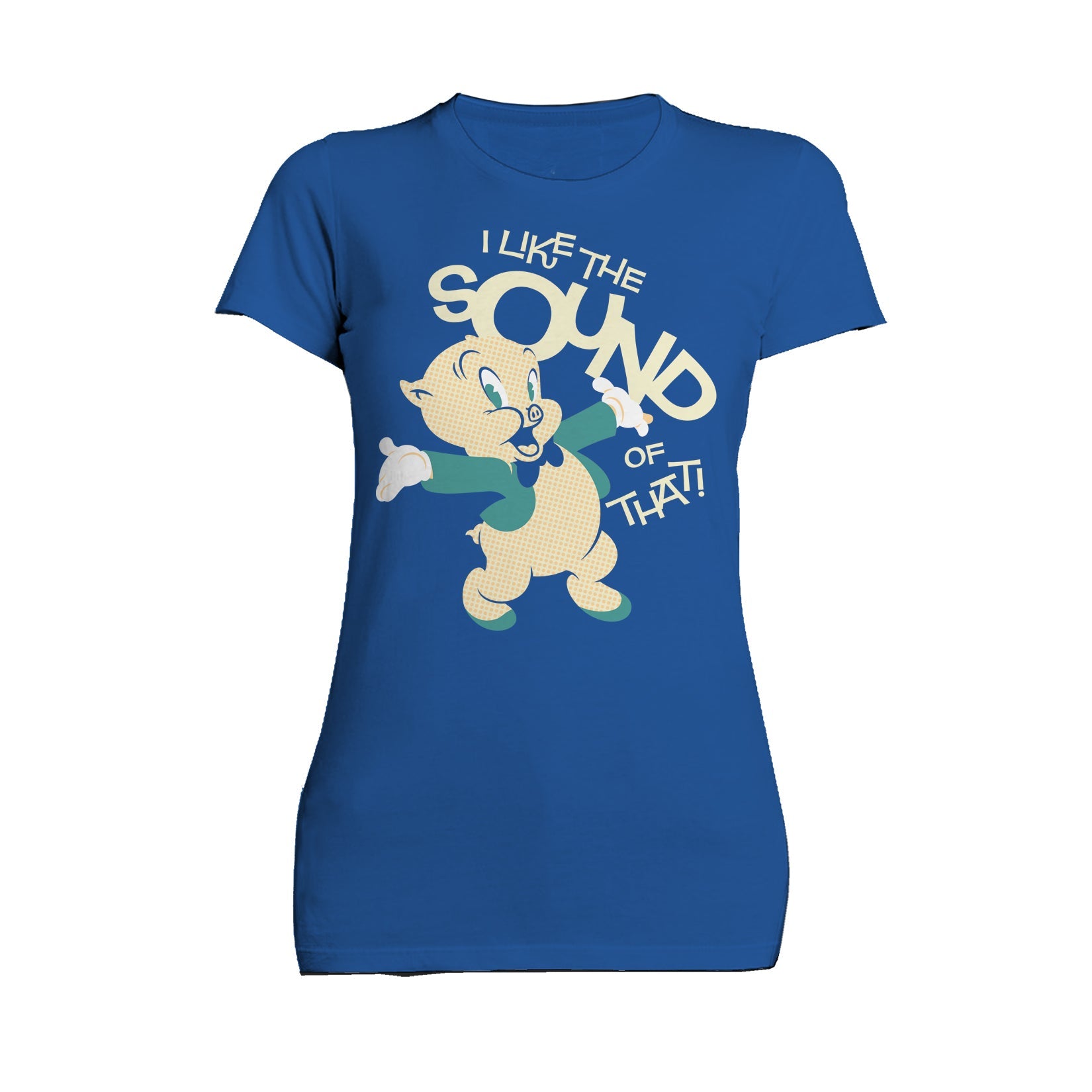 Looney Tunes Porky Pig Retro Like The Sound Women's T-shirt