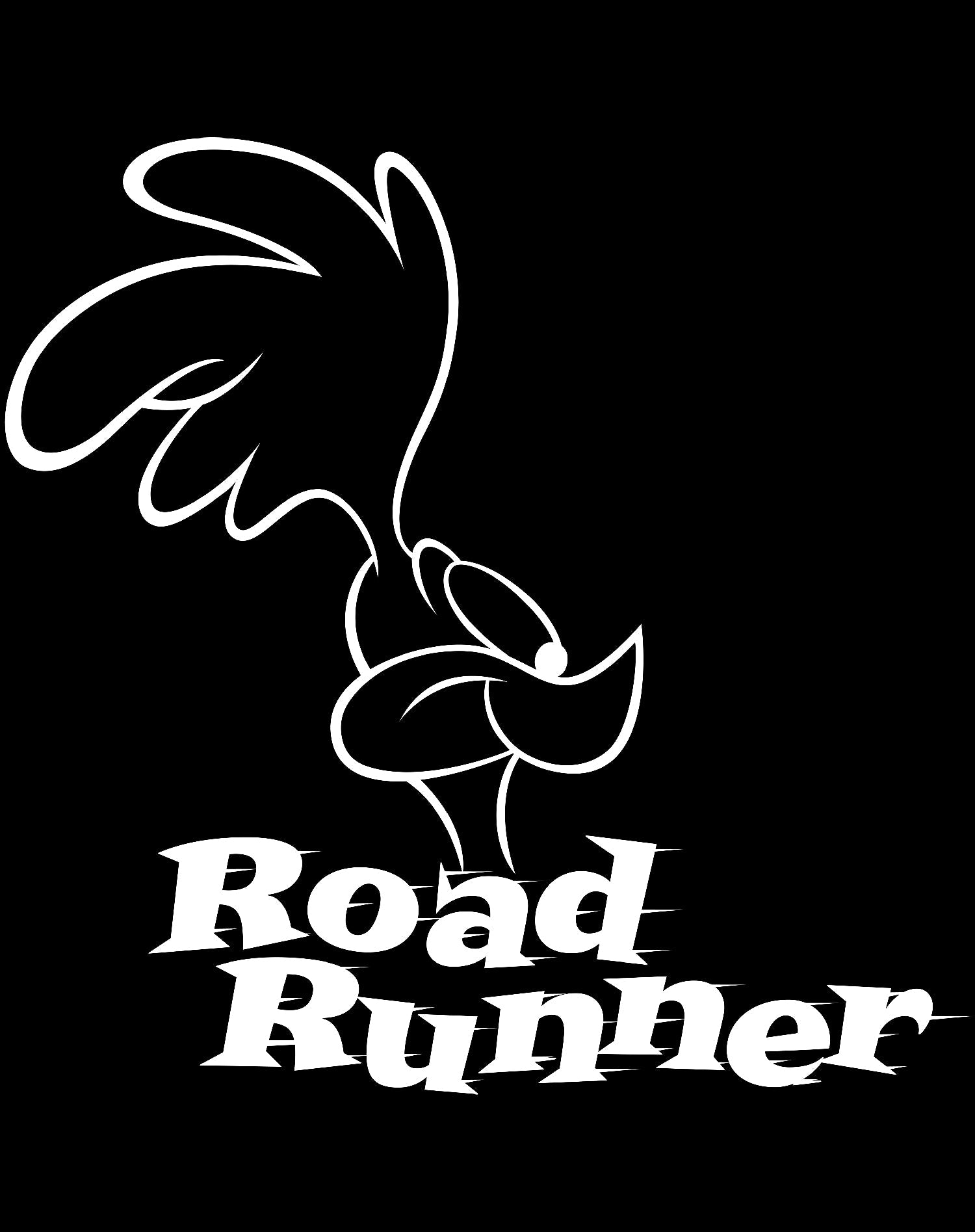 Looney Tunes Road Runner +Logo Profile Official Youth T-Shirt