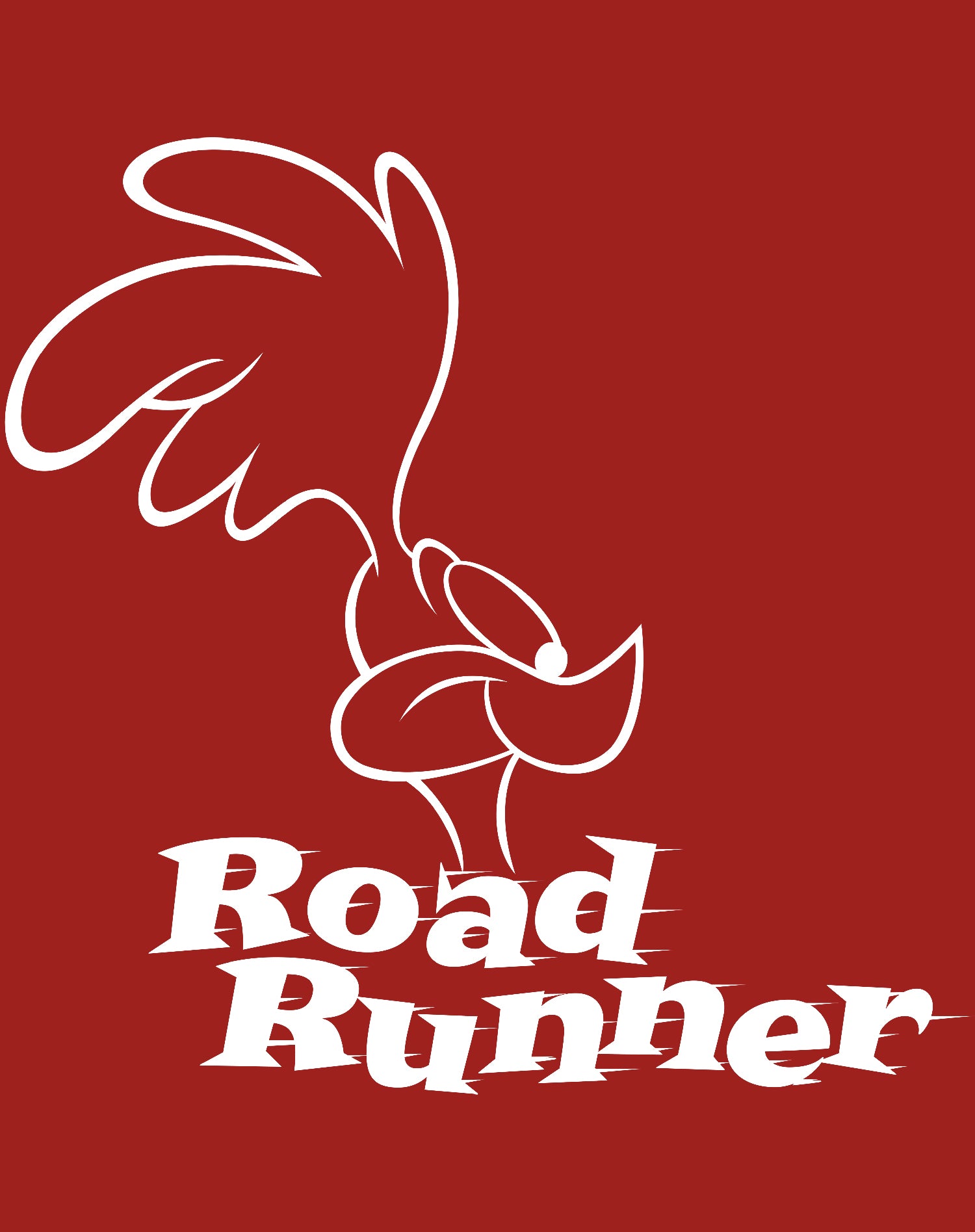 Looney Tunes Road Runner +Logo Profile Official Youth T-Shirt