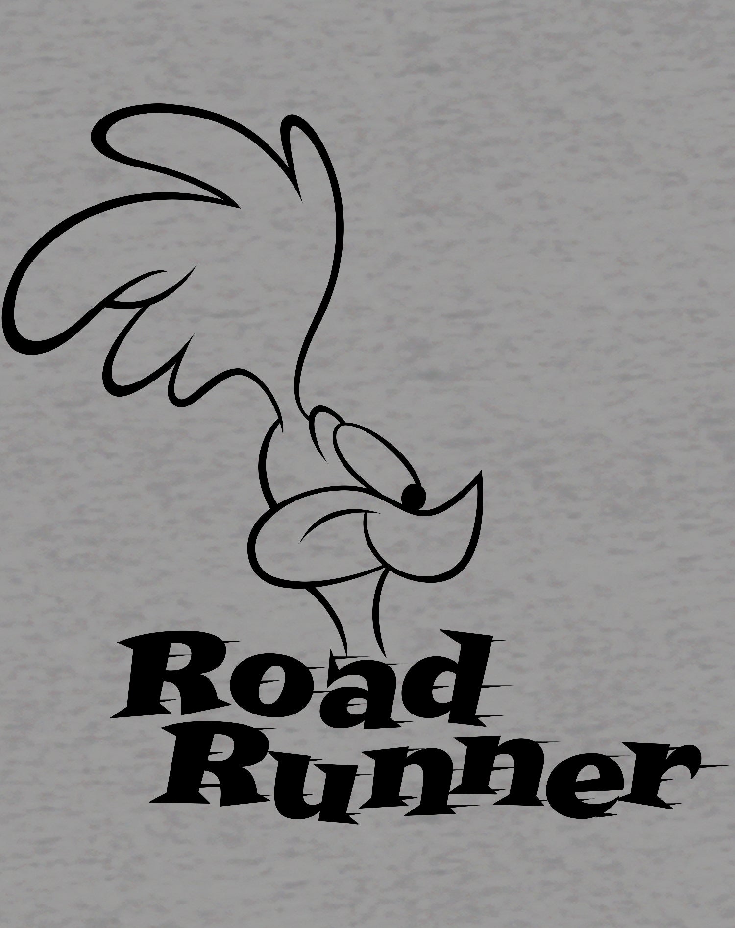 Looney Tunes Road Runner +Logo Profile Official Youth T-Shirt
